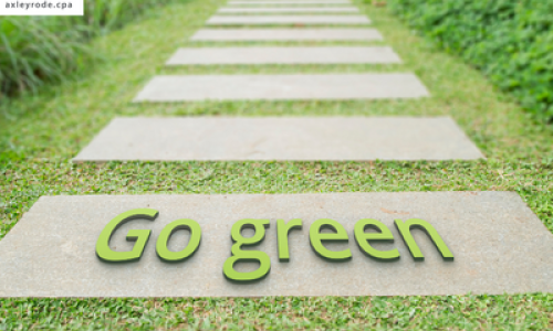 Going green could save greenbacks and more