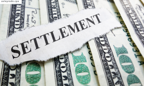 When is money awarded in a lawsuit or settlement considered tax-free?